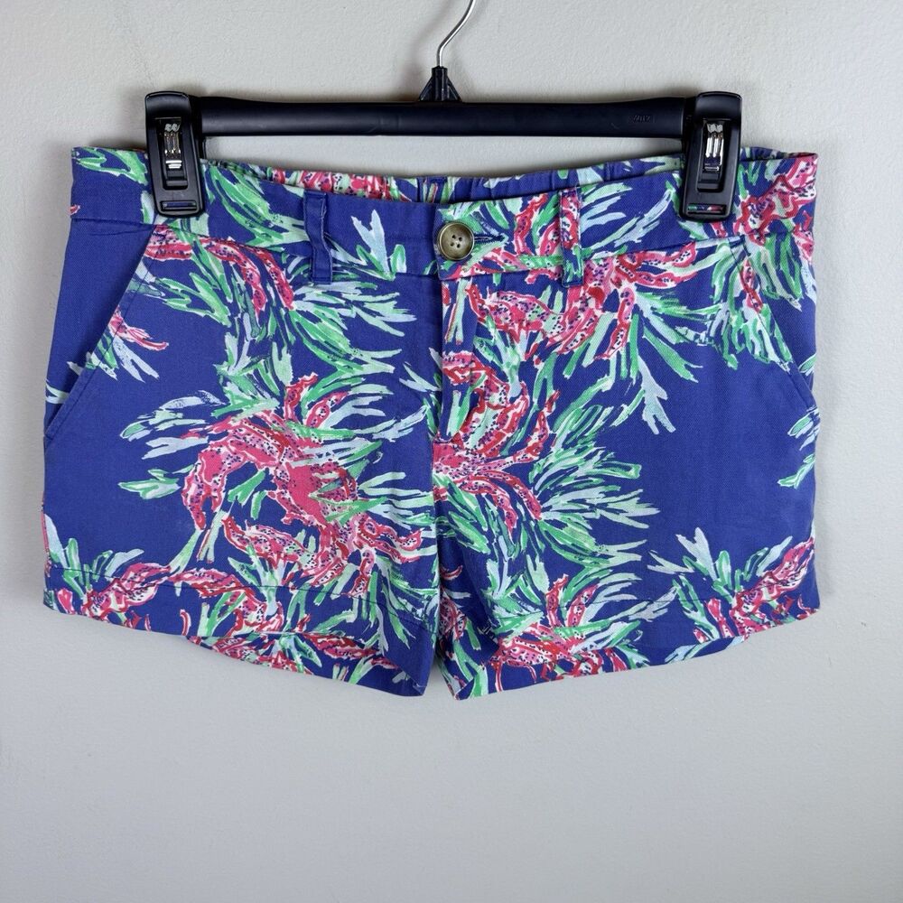 Women's Chubbies 3" Inseam Chino Floral Shorts Sz 2 Waist 30” Vacay Resort